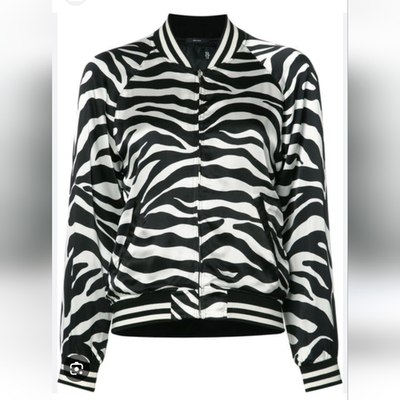 R13 Bomber Jackets Zebra. Silk